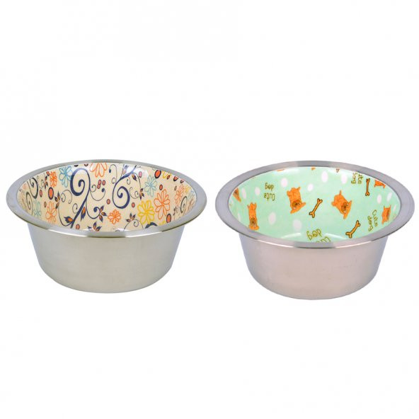 KE- 3273CF Seramik Kaplı Çelik Mama Kabı 945 ml - 5