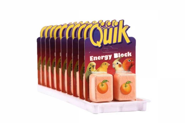 Quik Enerji Bloğu Portakallı 2'li 10 Adet