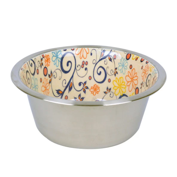 KE- 3273CF Seramik Kaplı Çelik Mama Kabı 945 ml - 3