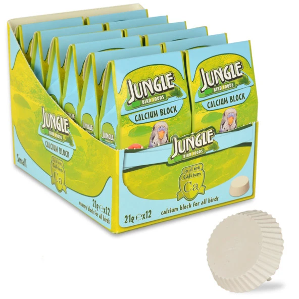 Jungle Kalsiyum Blok (Gaga Taşı) Küçük 12'li Paket - 6