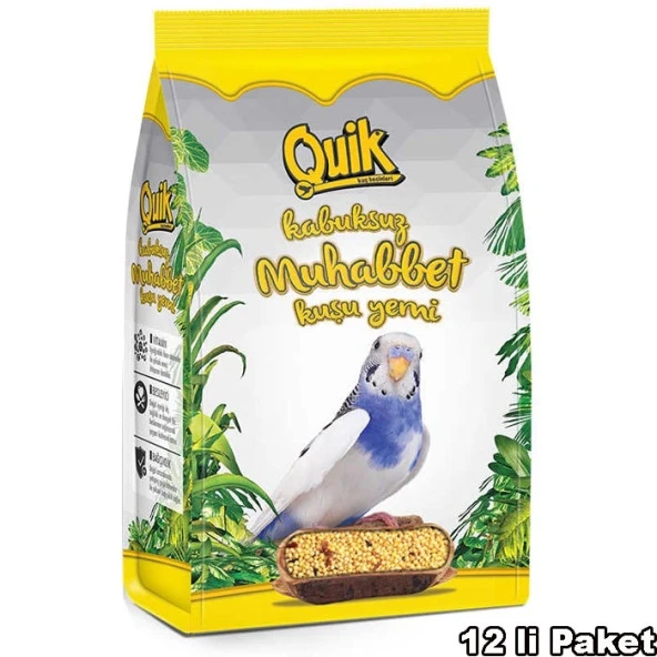 Quik Special Kabuksuz Kuş Yemi 400gr 8'li - 4
