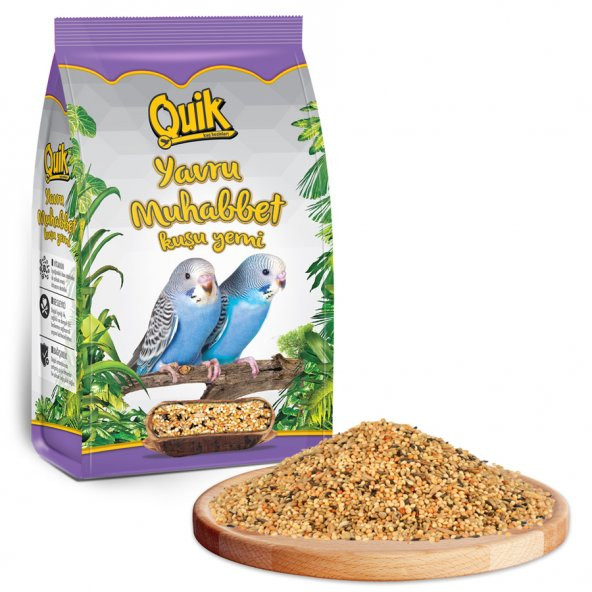 Quik Junior Yavru Muhabbet Kuşu Yemi 400gr 12'li - 6
