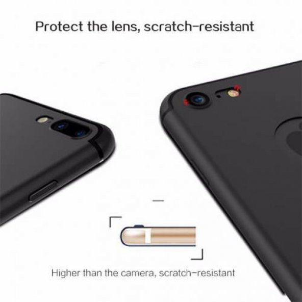For Apple İphone 6 6s Kılıf Silikon Kilif Tıpalı Korumalı Temperl - 5