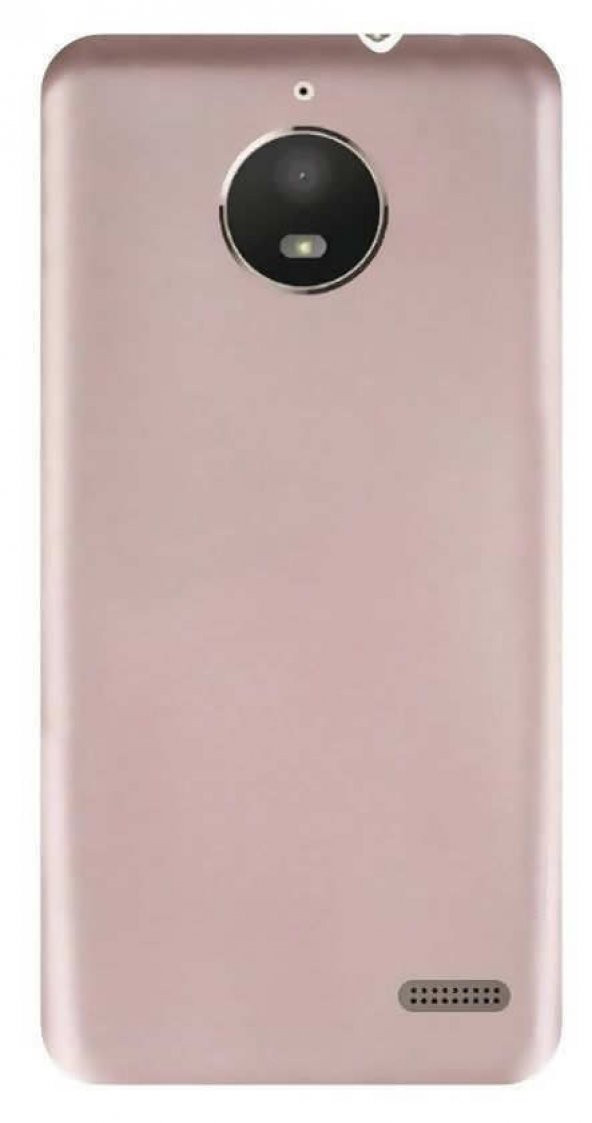 Motorola Moto E4 Kılıf Silikon Soft Premier Rose Gold