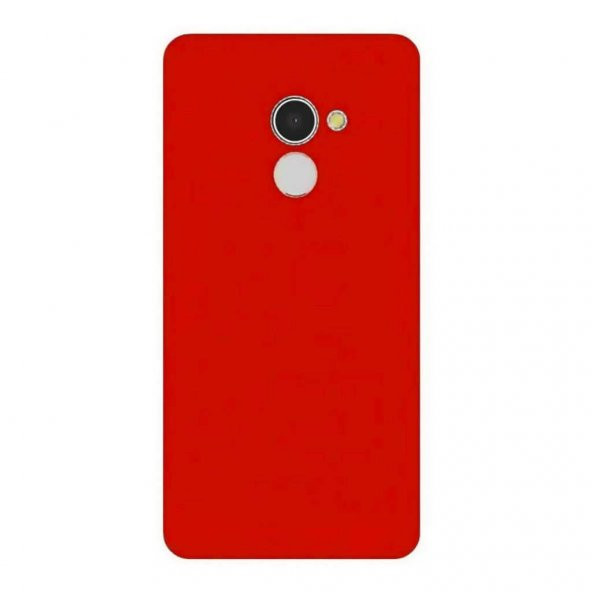 Alcatel A3 XL Kılıf Slim Fit Silikon Kırmızı