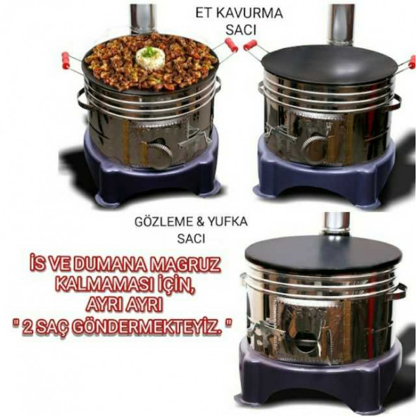 Ys YARAMIŞ 19 parca SEMAVERLI GÜVEÇ MANGAL TOPRAK TANDIR MANGAL ( çift musluklu ) - 11
