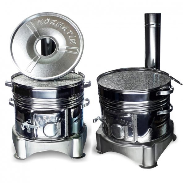 Ys YARAMIŞ MERMER MANGAL TAŞ GRANİT MANGAL -- ÇAYDANLIK TENCERE APARATI HEDİYE - 2