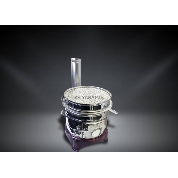 Ys YARAMIŞ MERMER MANGAL TAŞ GRANİT MANGAL -- ÇAYDANLIK TENCERE APARATI HEDİYE - 8