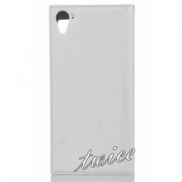 HTC DESIRE 826 KILIF PENCERE MILANO KAPAK BEYAZ - 2