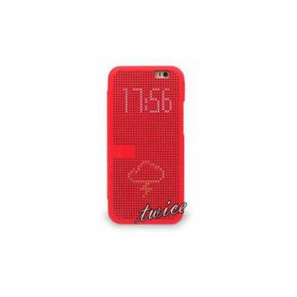 HTC DESIRE 620 KILIF DOT VIEW AKILLI KILIF - 5