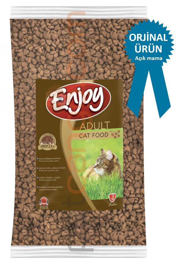 Enjoy Tavuklu Yetişkin Kedi Maması 1Kg ( Açık Mama ) - 1