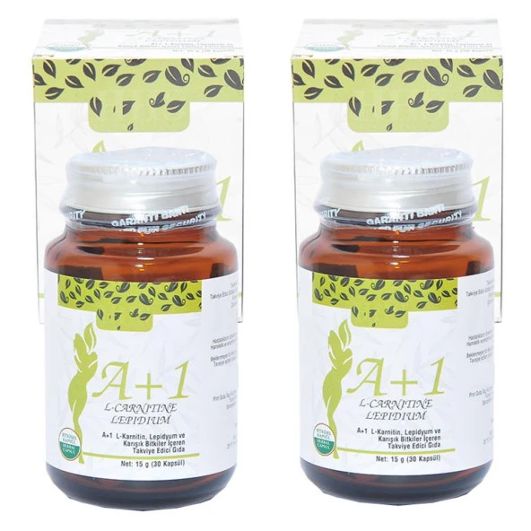 HHS A1 L-Carnitine Lepidium A+1 Bitkisel 30 Kapsül X 2 Adet Kutu - 4