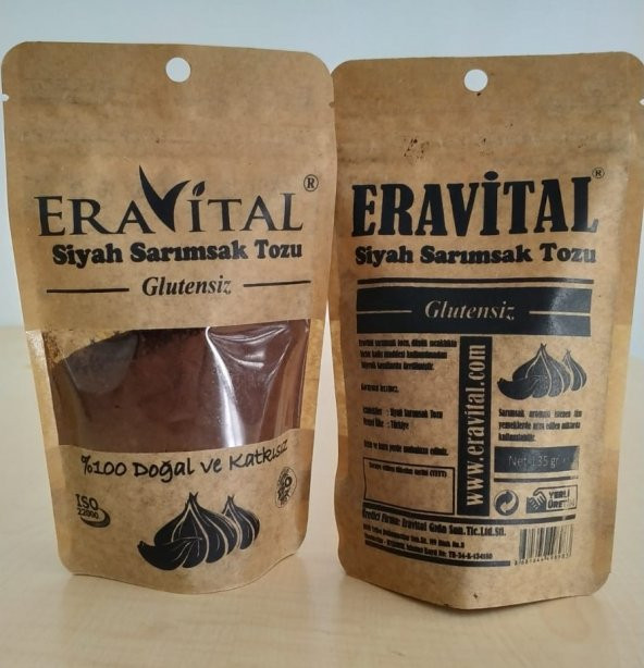 Eravital Siyah Sarımsak Tozu - 135 gr - 2
