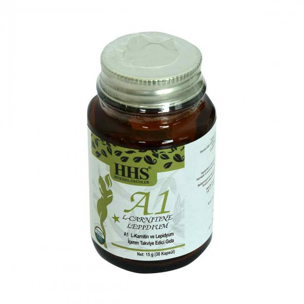 Hhs A1 L-Carnitine Lepidium Bitkisel 30 Kapsül X 12 Adet