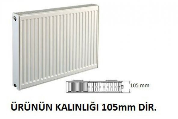 Demirdöküm (pkkp) 900-400 plus panel radyatör kompakt ventilli