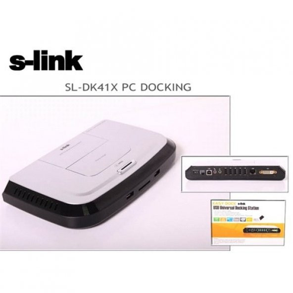 S-link SL-DK41X Notebook Harici Çıkış Pc Docking