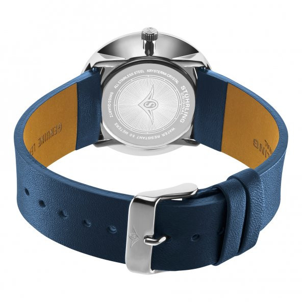244.3315C2 Stührling 42mm İsviçre Üretimi Erkek Kol Saati - 2