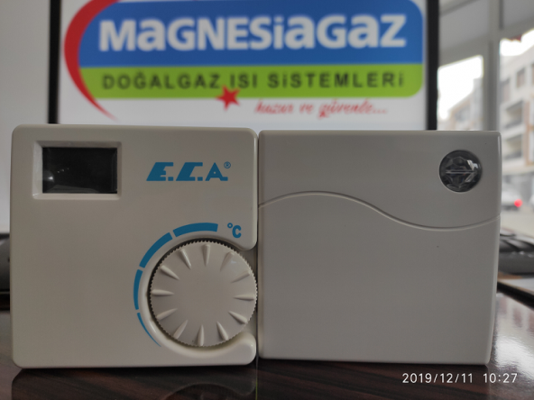 E.C.A KABLOSUZ ODA TERMOSTATI ÖZEL FİYAT PTT AVM MÜŞTERİLERİNE - 2