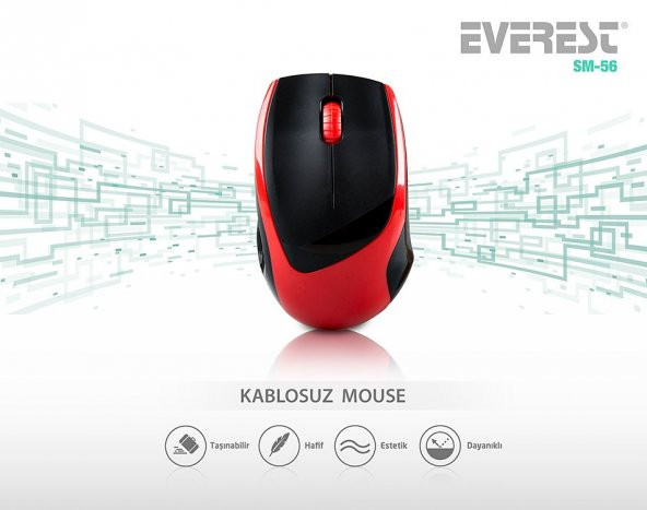 Everest SM-56 Kablosuz Mouse