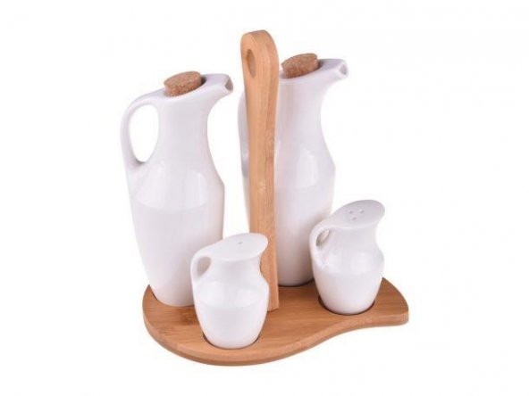 Bambum Tile Yağlık Sirkelik Tuzluk Biberlik B0564