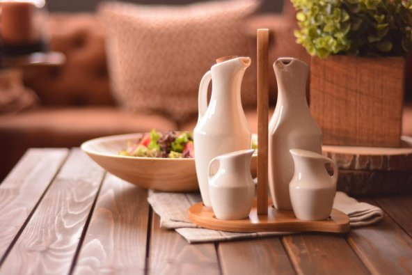 Bambum Tile Yağlık Sirkelik Tuzluk Biberlik B0564 - 4