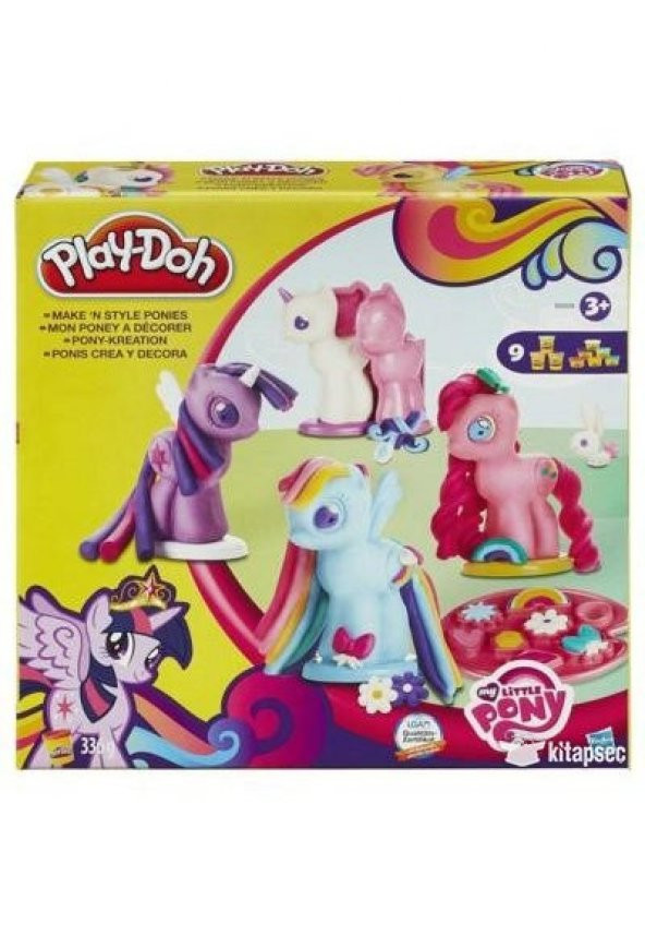 Play-Doh Pony Tasarım Seti B0009 Hasbro