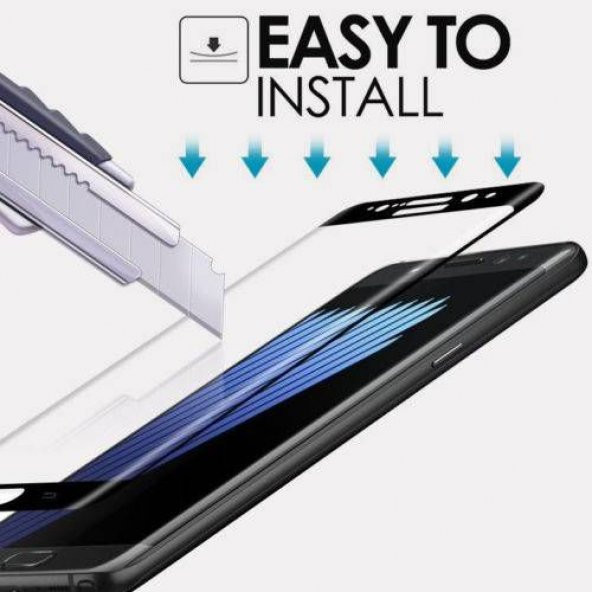 Sony Xperia XA1 Ultra Tam Kaplayan Çerçeveli Kırılmaz Cam Şeffaf - 4
