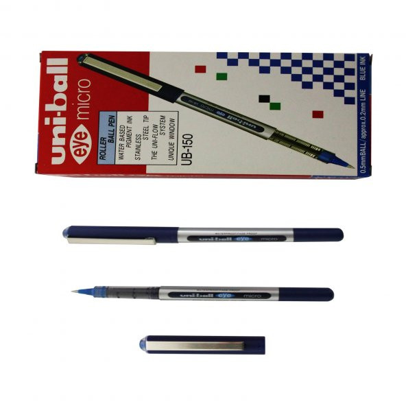 UNIBALL EYE MICRO ROLLER 05 MAVI 12 LI (UB-150) - Resim 2