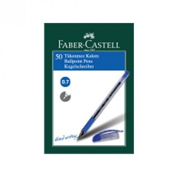 FABER CASTELL (1425) IGNE UC TUKENMEZ MAVI 50LI - 2