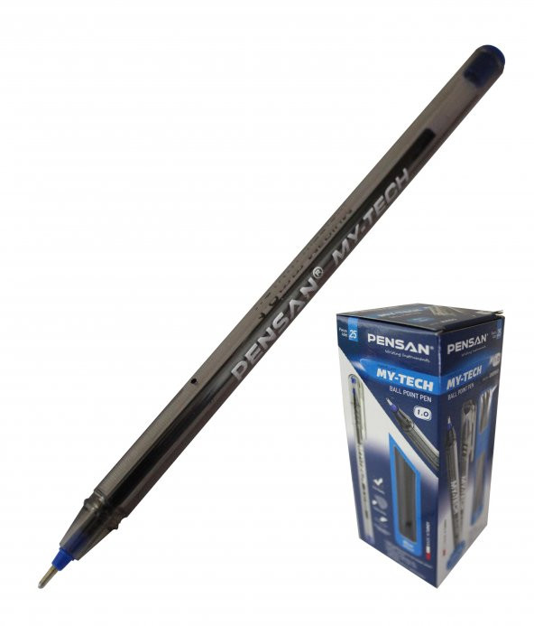 PENSAN MY-TECH(2250) 1.0 TUKENMEZ KALEM MAVI 25LI - 2