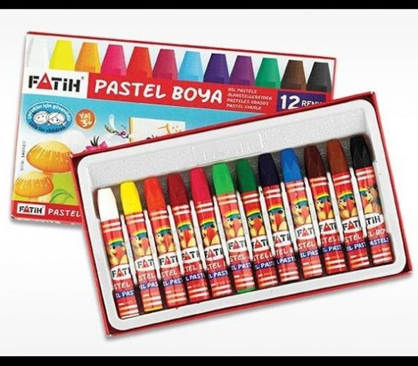 FATIH PASTEL BOYA 12 RENK (34012) - Resim 2
