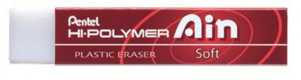 PENTEL SILGI BEYAZ HI-POLYMER AIN SOFT (ZETS07)