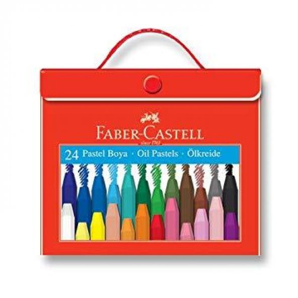FABER REDLINE CANTALI PASTEL BOYA 24 RENK 5281125 - 2