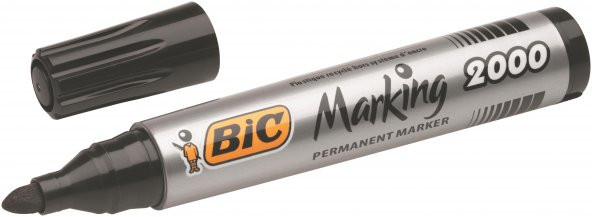 BIC PERMANENT MARKER 2000 KIRMIZI TEKLI - 2