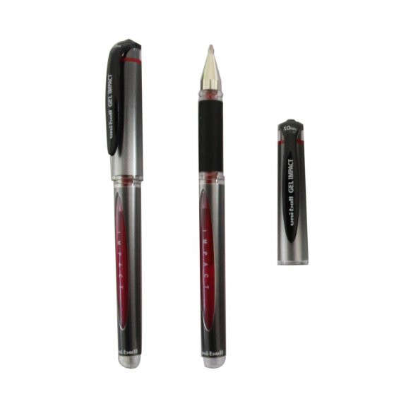UNIBALL IMZA IMPACT JEL KALEM 1mm KIRMIZI(UM-153S) - Resim 2