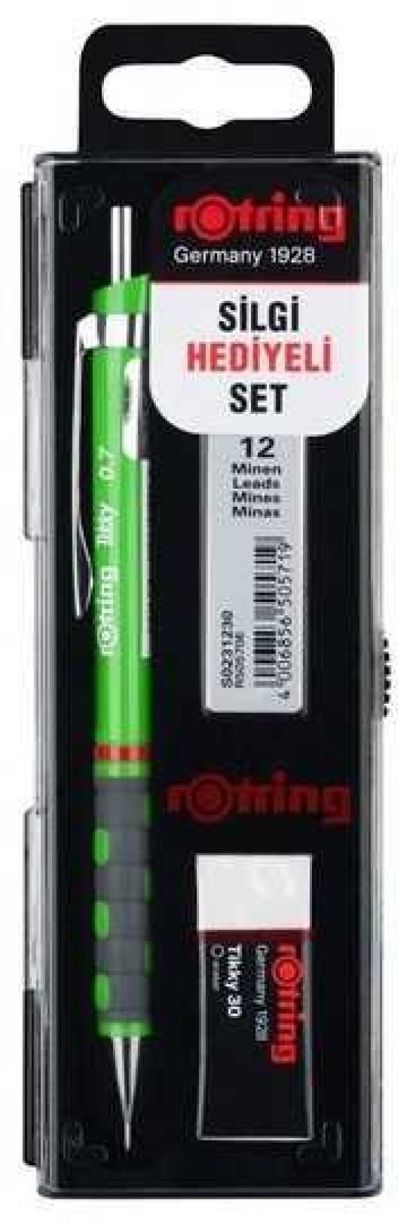 ROTRING TIKKY VERSATIL OKUL SETI 0.7 NEON YESIL