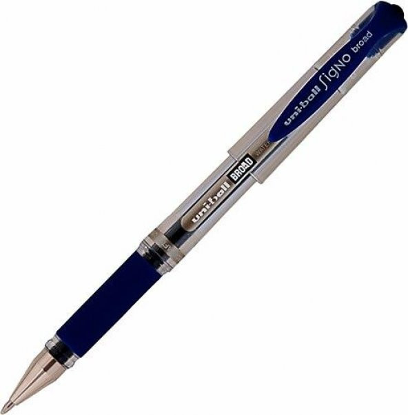 UNIBALL SIGNO BROAD JEL KALEM MAVI-SIYAH (UM-153) - 1