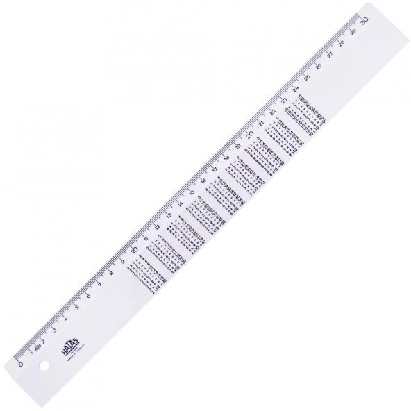 HATAS CARPIM TABLOLU CETVEL 30CM (0177) - 2
