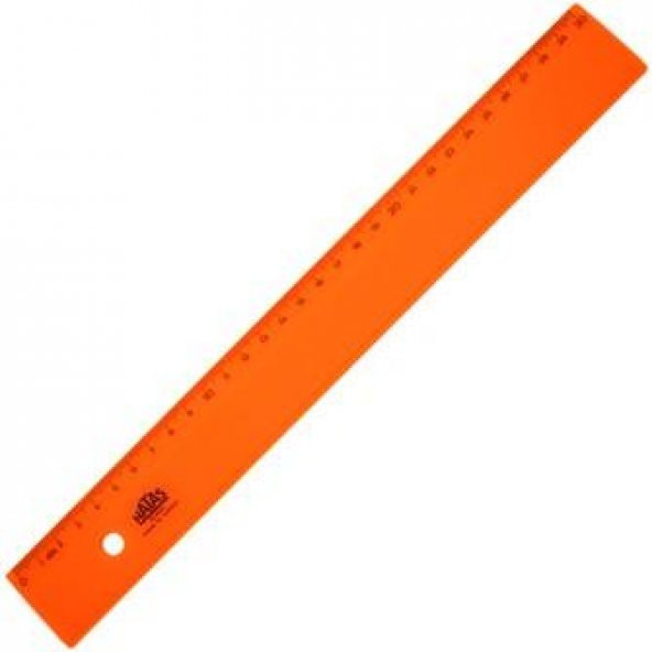 HATAS GENIS PLASTIK CETVEL OPAK 30CM (0149) - 3