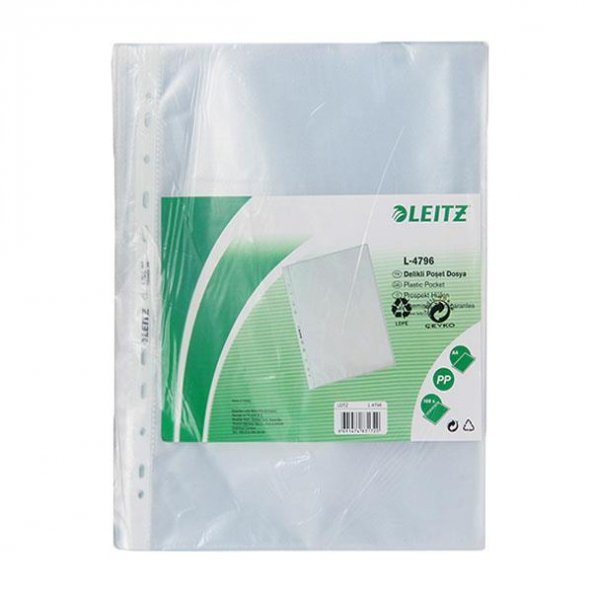LEITZ DELIKLI POSET DOSYA  A4 100 LU PAKET (4796T) - 2