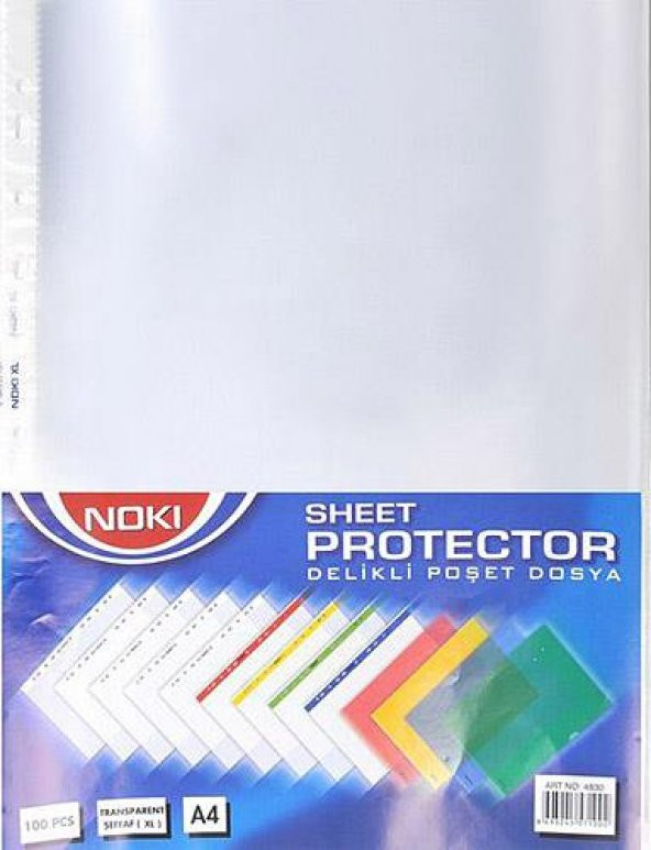 NOKI POSET DOSYA A4 100 LU PAKET(4830XL)