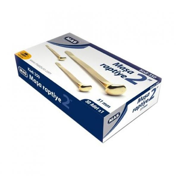 MAS MASA RAPTIYESI 51MM (NO:13) 1 KUTU (350) - 2