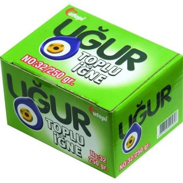 UGUR TOPLU IGNE 250GR. KUTU NO:32 - 2