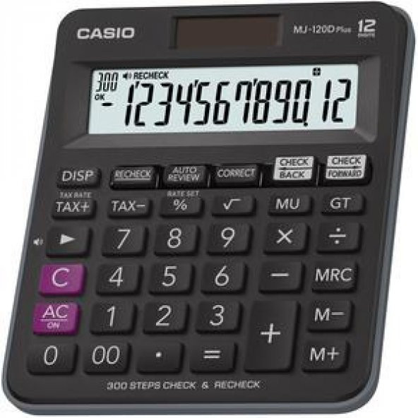 CASIO HESAP MAKINESI  KONT MASA MJ-120D PLUS - 2
