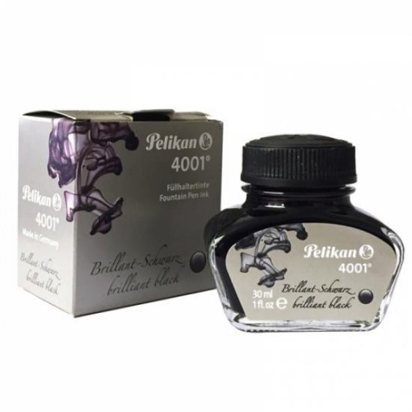 PELIKAN DOLMA KALEM MUREKKEBI SIYAH 30ML (4001) - Resim 2