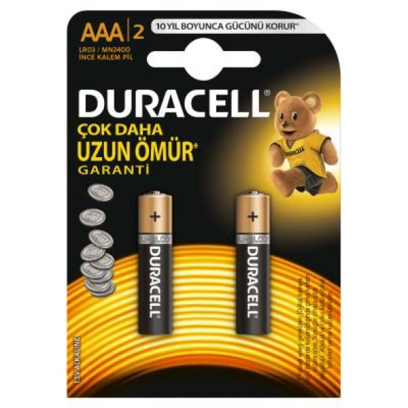DURACELL INCE KALEM PIL  (AAA) 2 LI (75062646) - 2