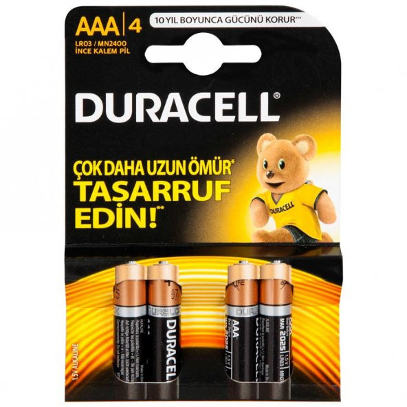 DURACELL INCE KALEM PIL (AAA) 4 LU (75062657) - 2
