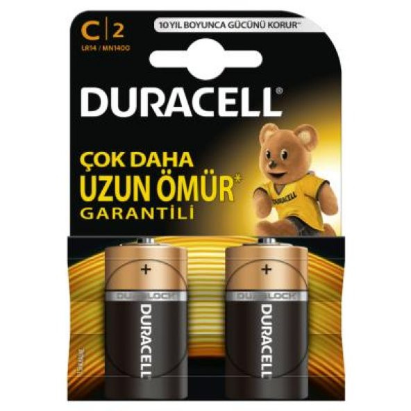 DURACELL PIL ORTA BOY (C) 2 LI (75062658) - 2
