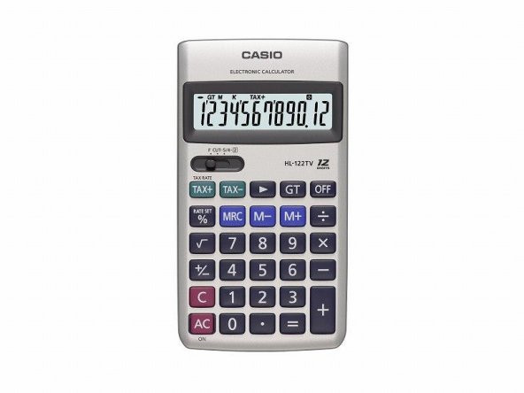 CASIO HESAP MAKINESI CEP TIPI HL-122TV (12 HANE) - 2