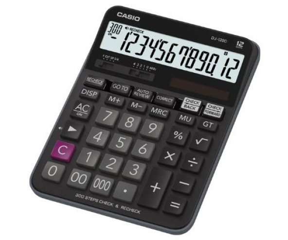 CASIO HESAP MAKINESI MASAUSTU JJ-120D PLUS 12 HANE - 2